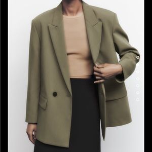 Zara Blazer Olive Green